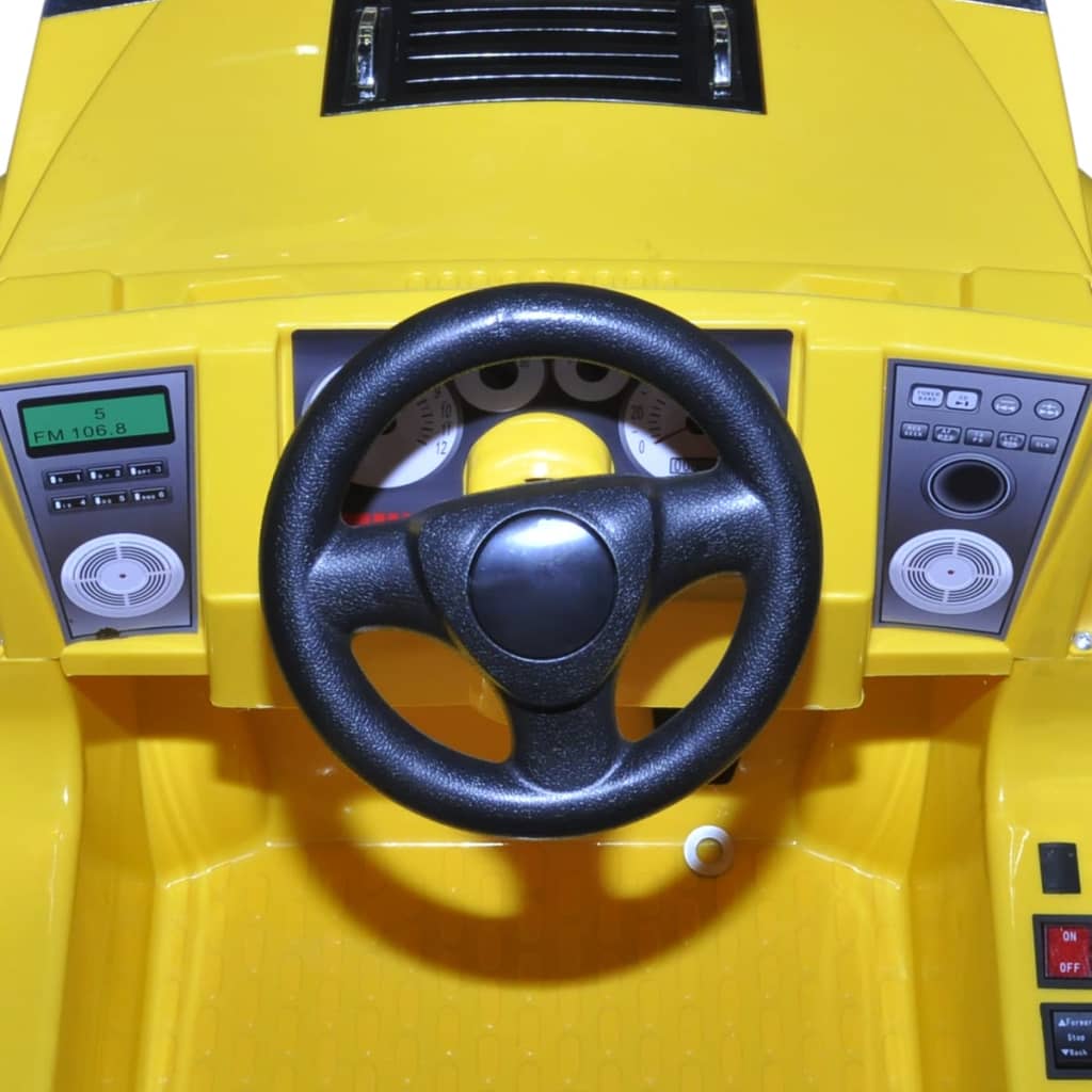 Elektrische Speelgoedauto Voor Kinderen (Geel)