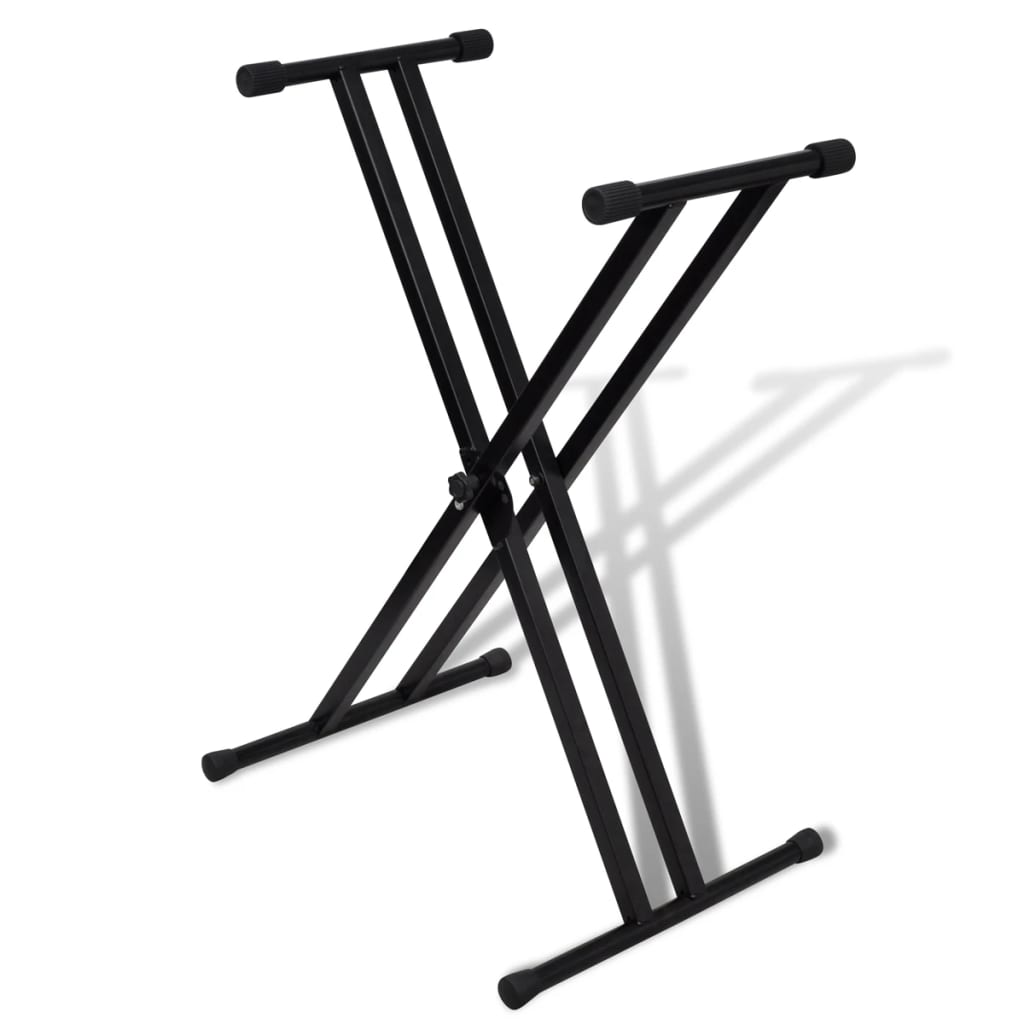 Verstelbare Keyboardstandaard Dubbel X-Frame