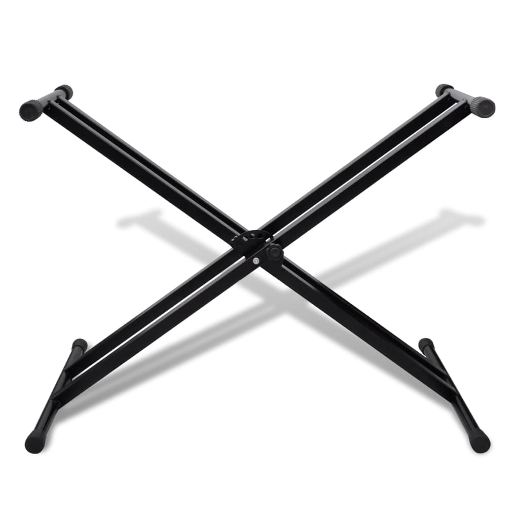 Verstelbare Keyboardstandaard Dubbel X-Frame