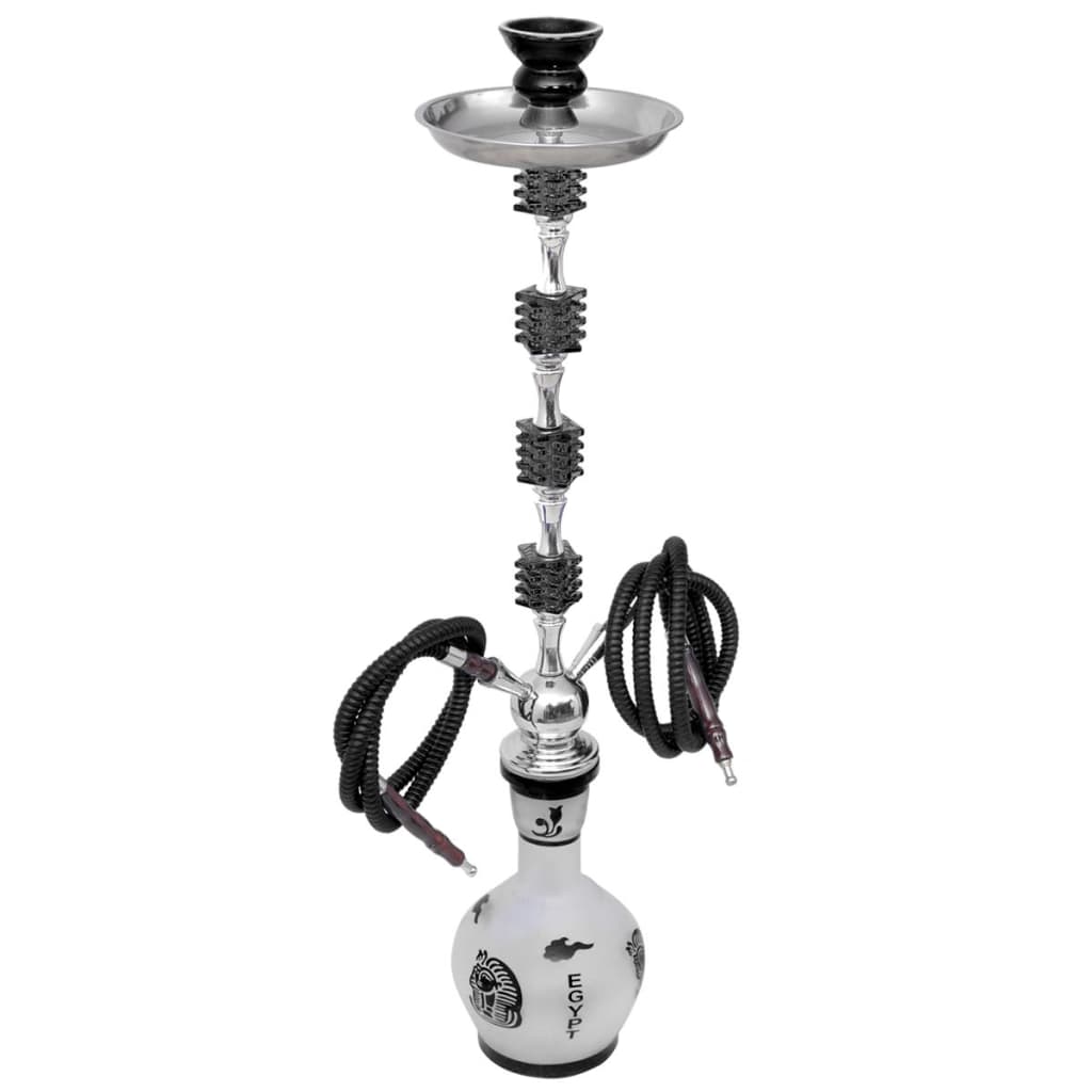 Waterpijp Shisha Met 2 Slangen Zwart Exotisch