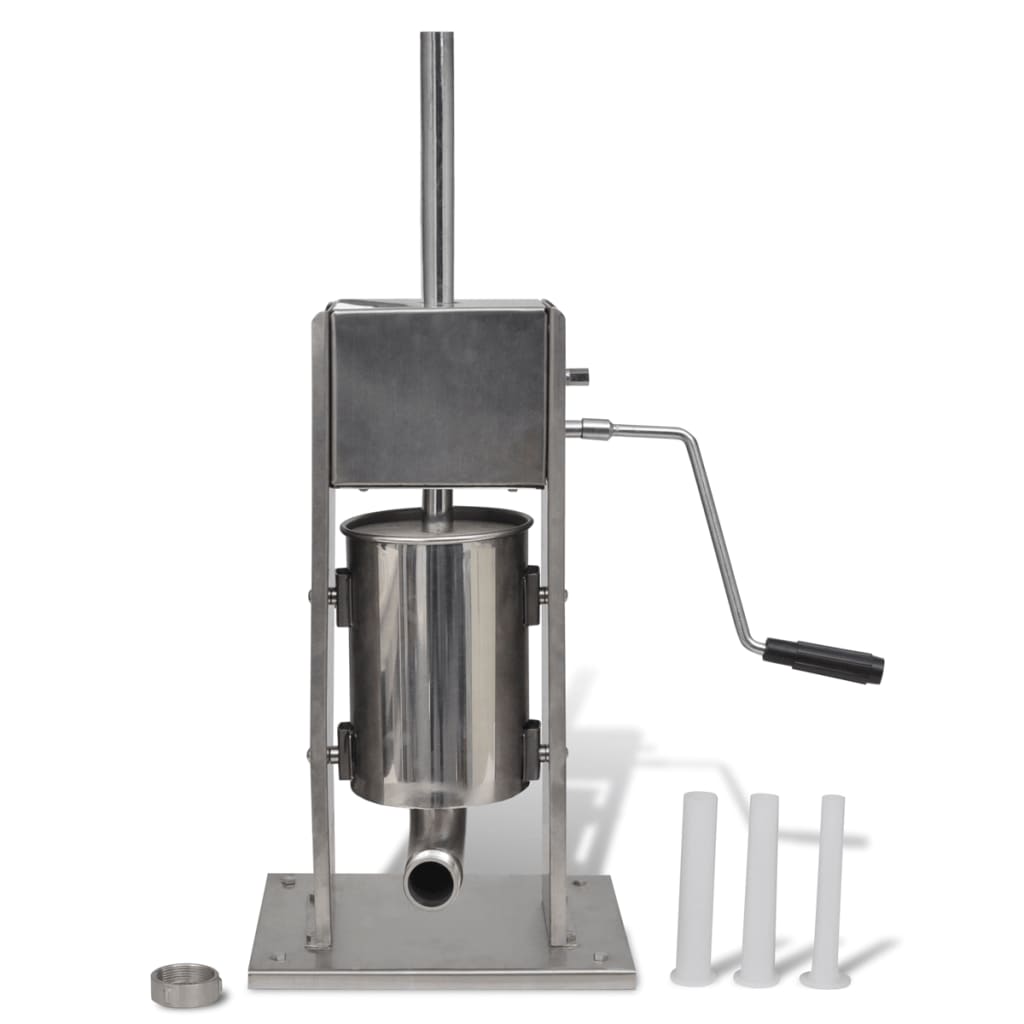 Worstenvuller 3L Verticaal Handmatig + 3 Vulbuizen