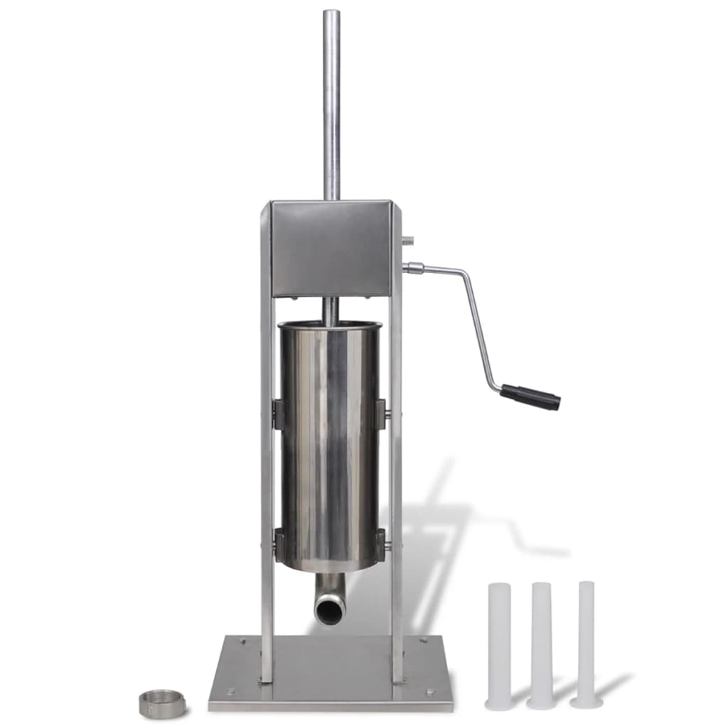 Worstenvuller 5L Verticaal Handmatig + 3 Vulbuizen