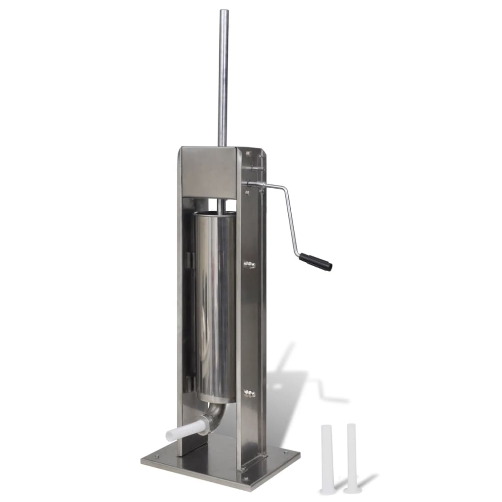 Worstenvuller 7L Verticaal Handmatig + 3 Vulbuizen