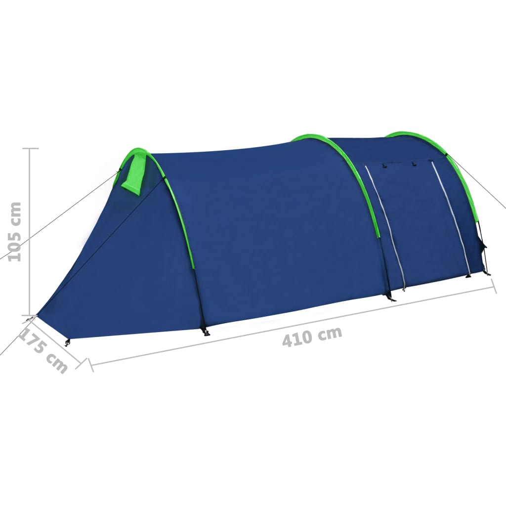 Tent Voor 4 Personen Marineblauw / Groen
