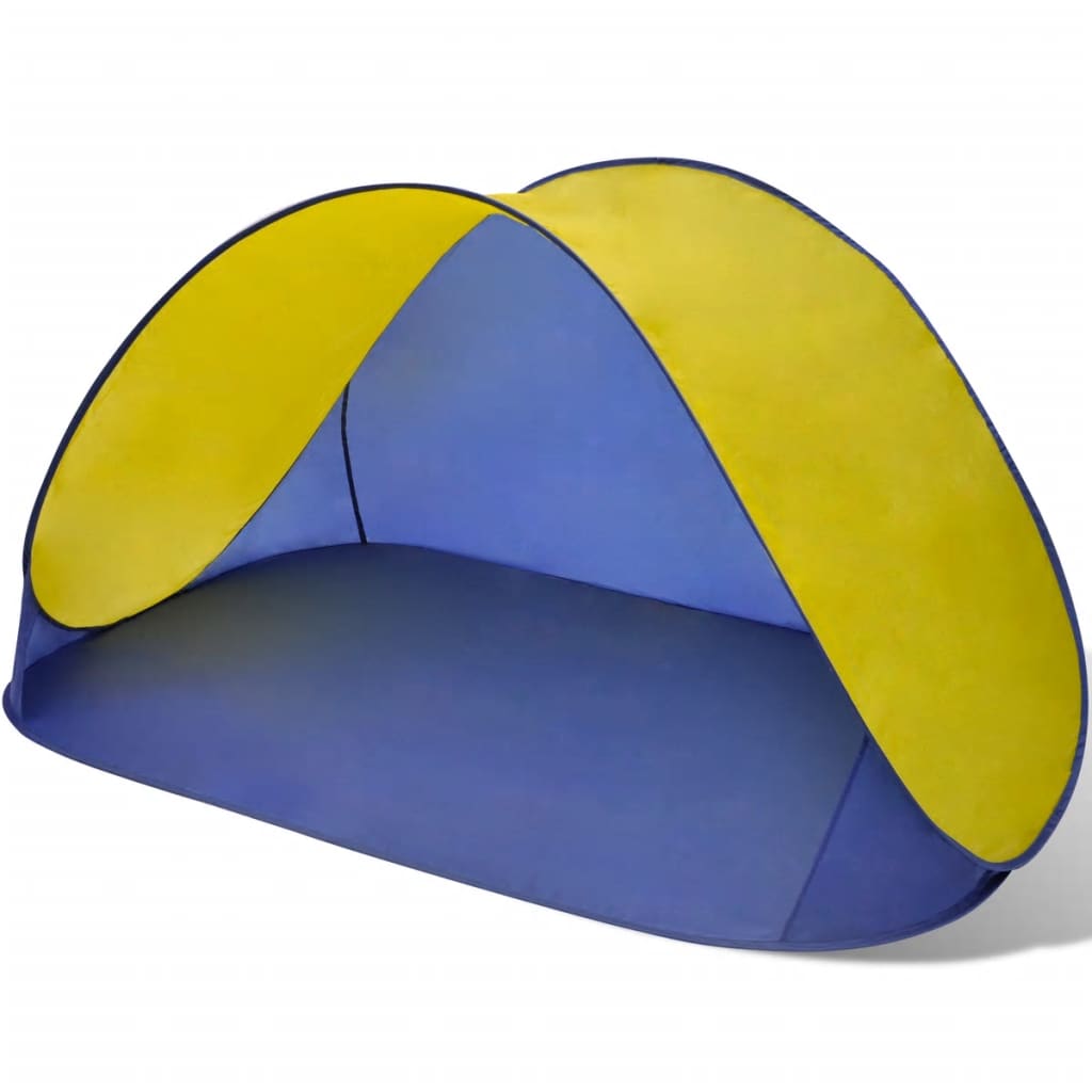 Opvouwbare Strandtent Waterafstotend En Met Uv Bescherming (Geel)