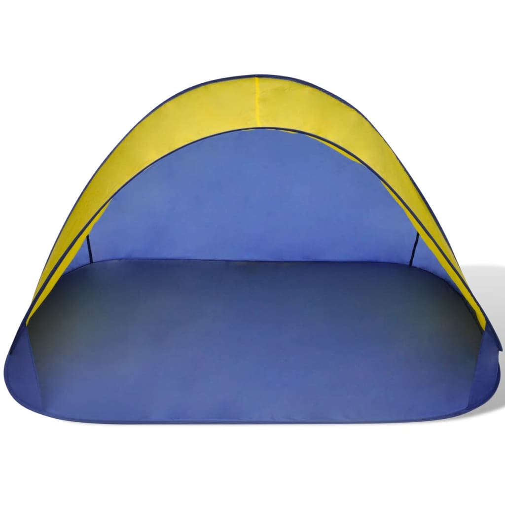 Opvouwbare Strandtent Waterafstotend En Met Uv Bescherming (Geel)