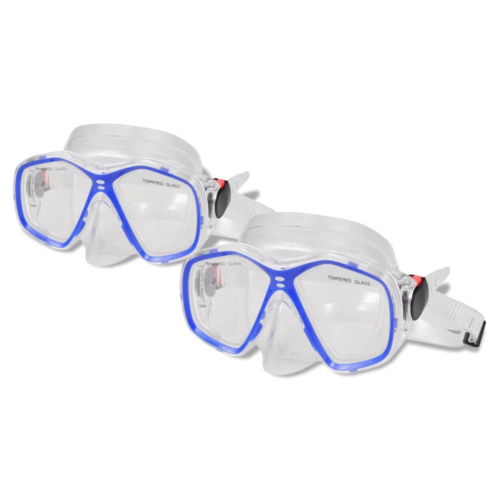 Duik En Snorkel Set Van 2 Met Bril Voor Volwassenen