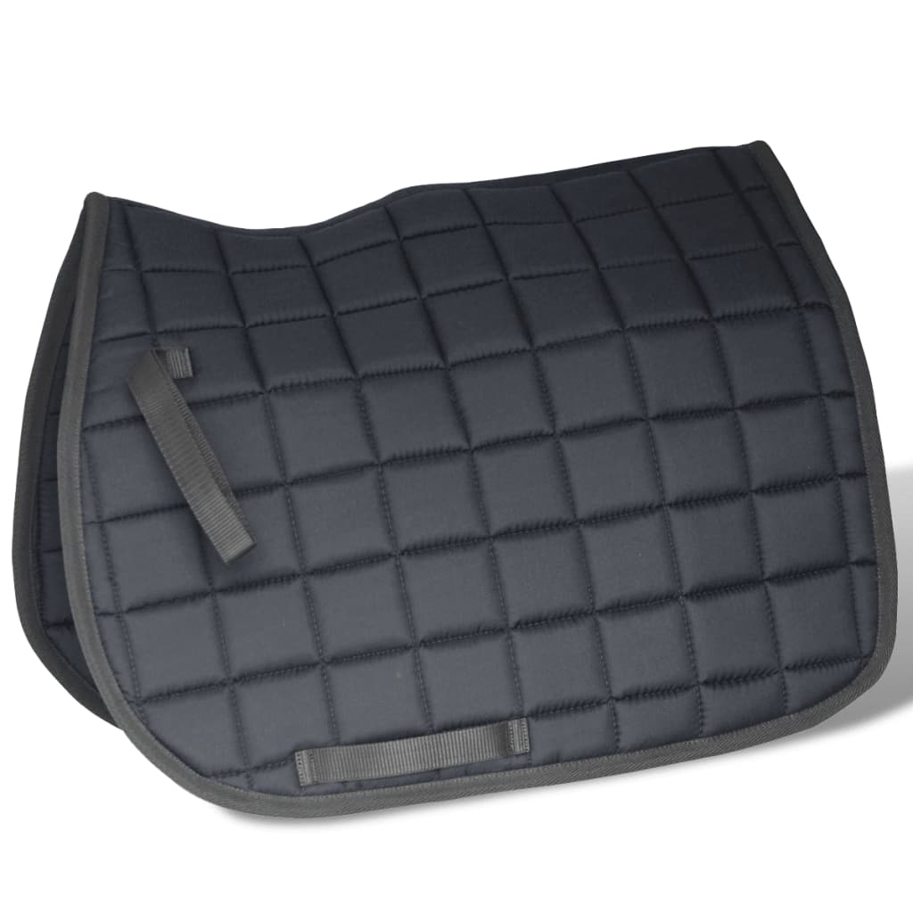 Echt Lederen Paardrijzadel 16" 14 Cm (5-In-1 Set, Zwart)
