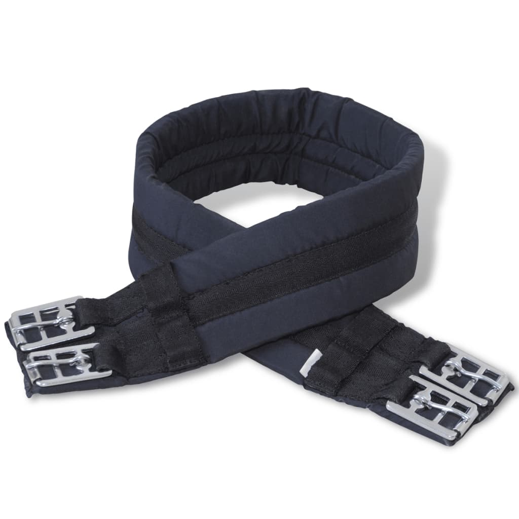 Echt Lederen Paardrijzadel 17,5" 18 Cm (5-In-1 Set, Zwart)