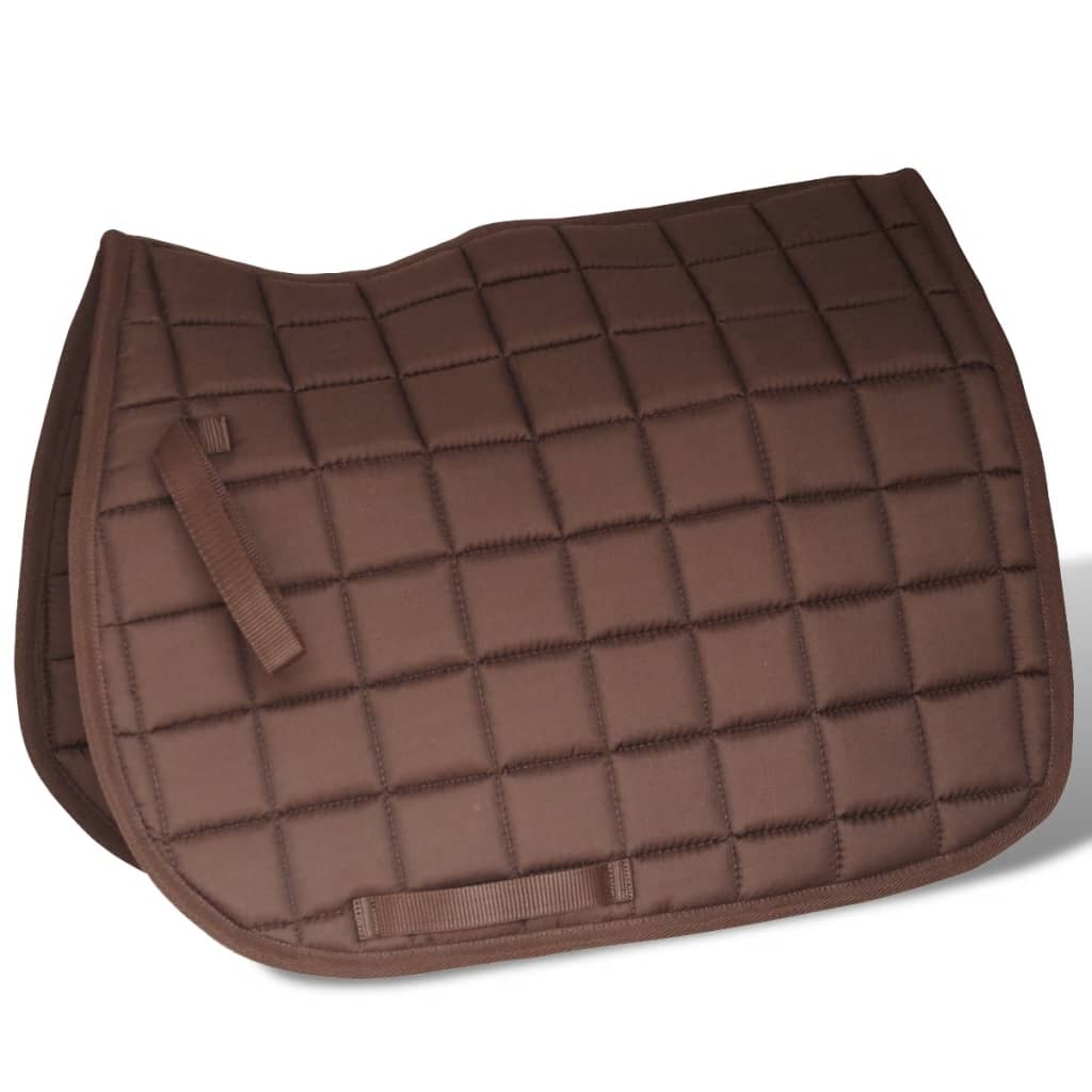 Echt Lederen Paardrijzadel 17,5" 18 Cm (5-In-1 Set, Bruin)
