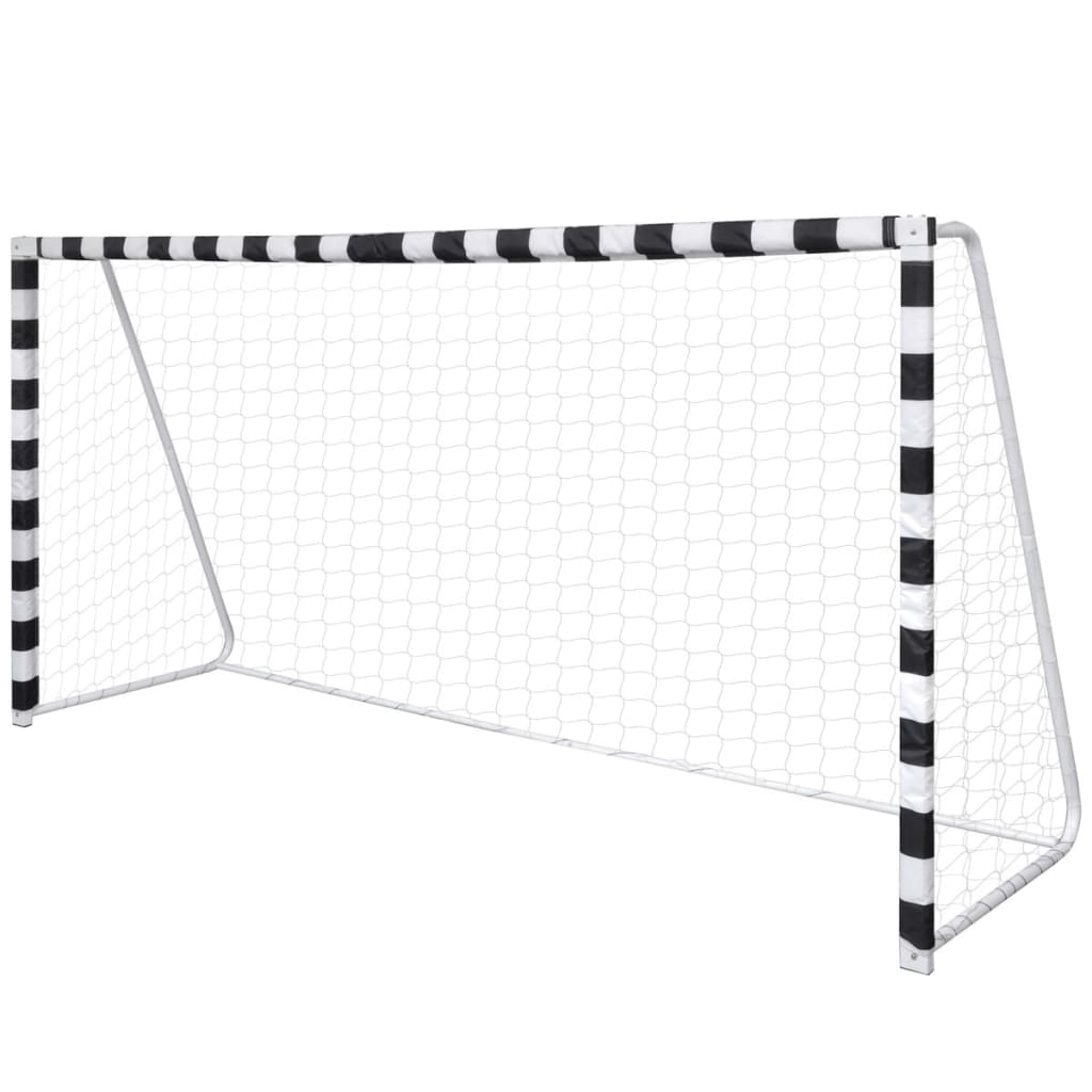 Voetbaldoel Met Net 300X90X160 Cm Staal