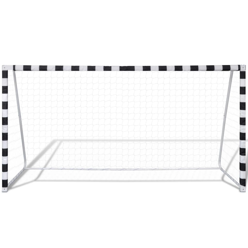 Voetbaldoel Met Net 300X90X160 Cm Staal