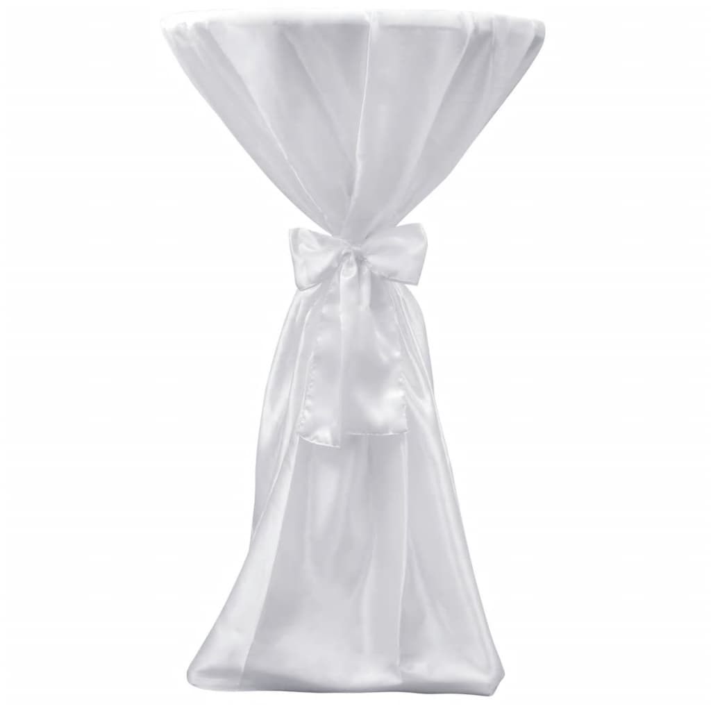 Statafelhoes Met Strik 70Cm Wit (2 Stuks)