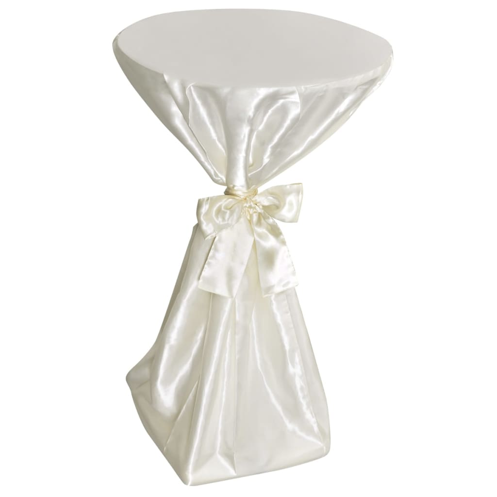 Statafelhoes Met Strik 60Cm Crème (2 Stuks)
