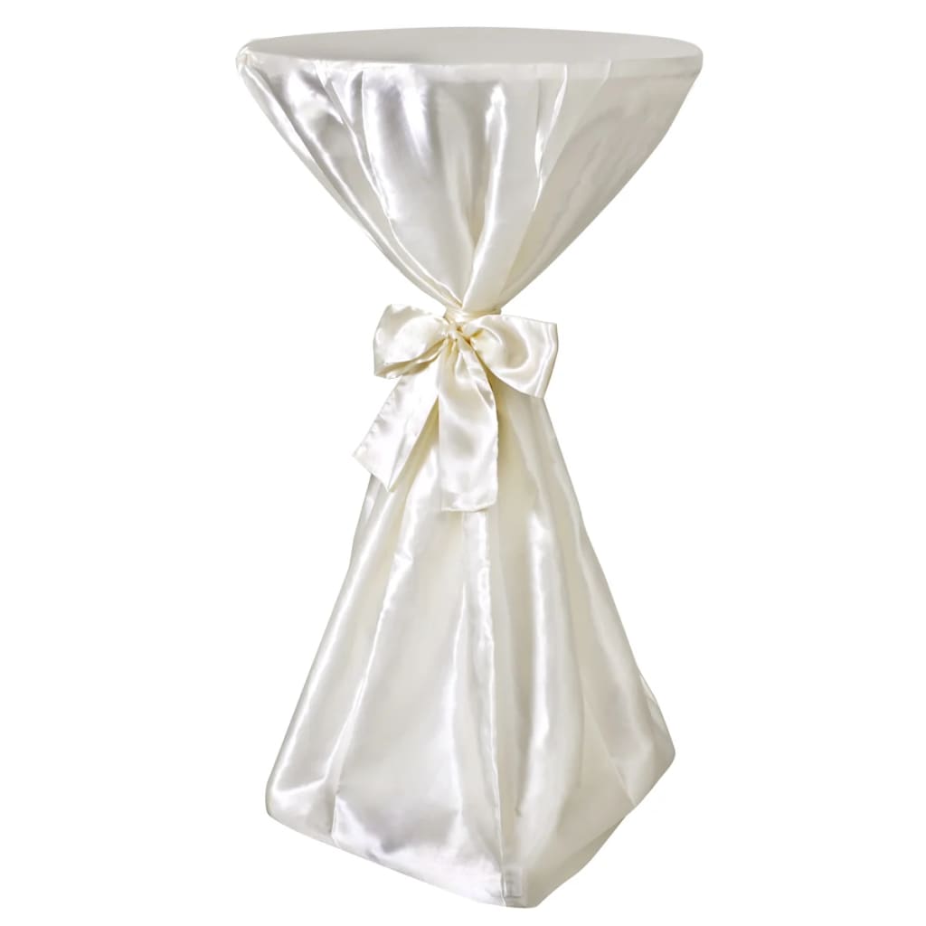 Statafelhoes Met Strik 80Cm Crème (2 Stuks)