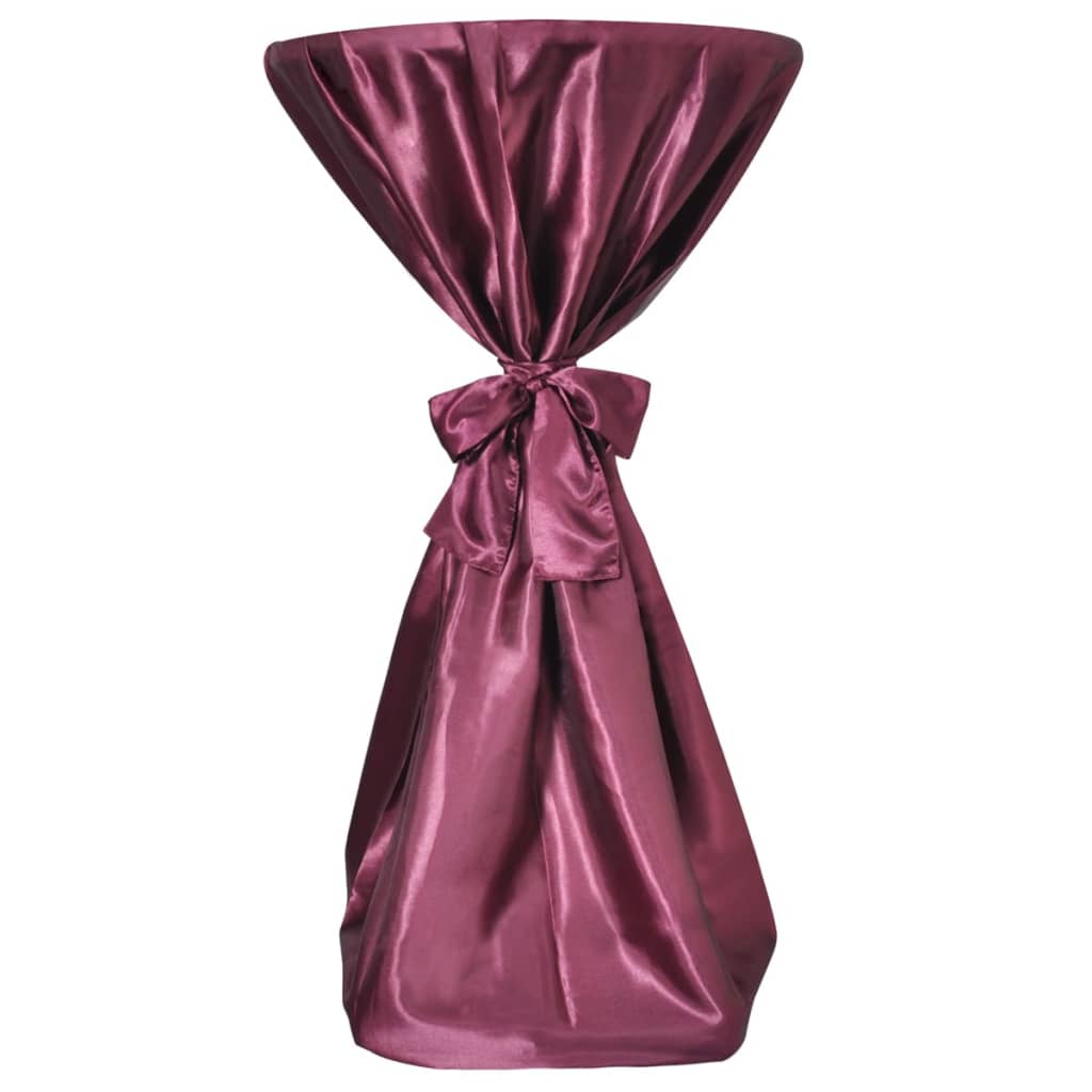 Statafelhoes Met Strik 80Cm Burgundy (2 Stuks)