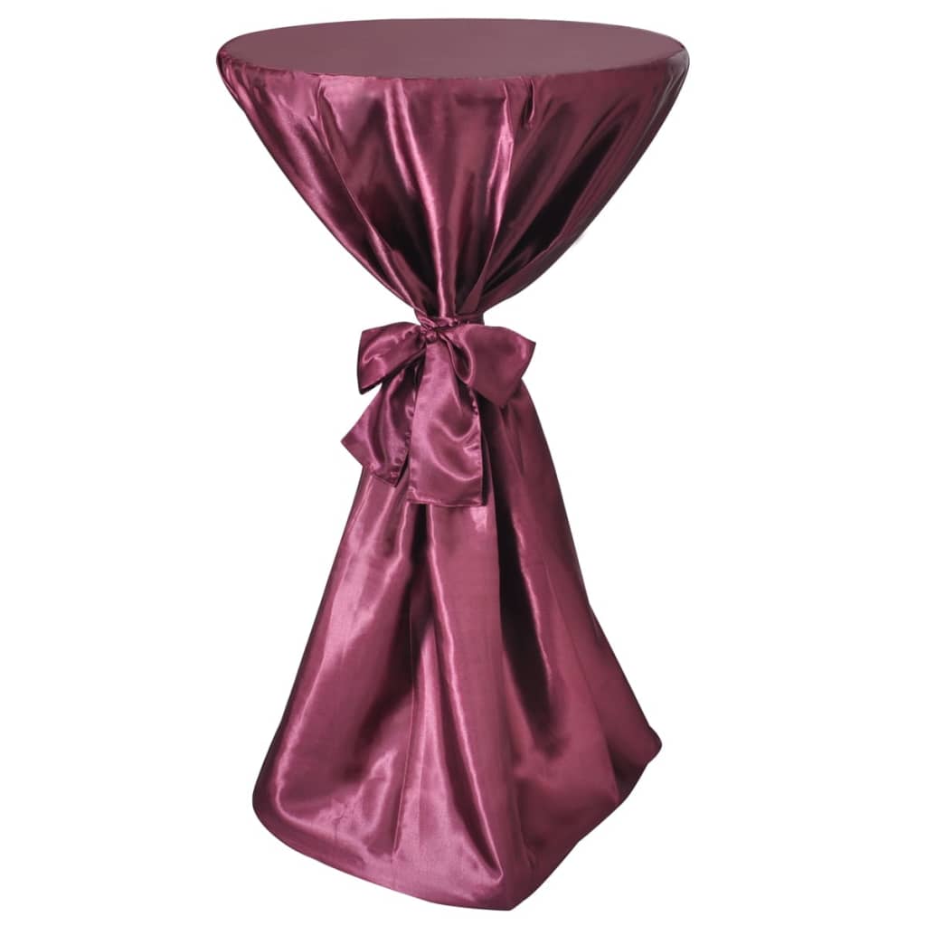 Statafelhoes Met Strik 80Cm Burgundy (2 Stuks)