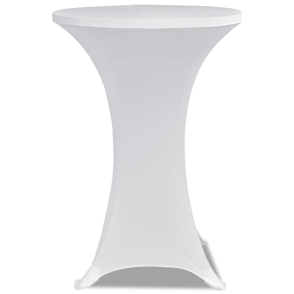 Statafelhoes Stretch Ø70Cm Wit (2 Stuks)