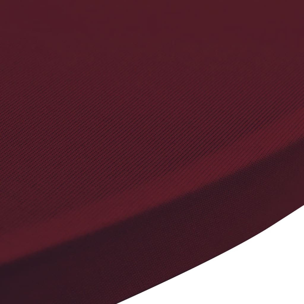 Statafelhoes Stretch Ø70Cm Bordeauxrood (2 Stuks)