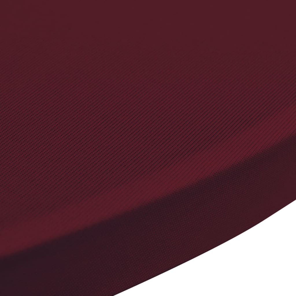 Statafelhoes Stretch Ø80Cm Bordeauxrood (2 Stuks)