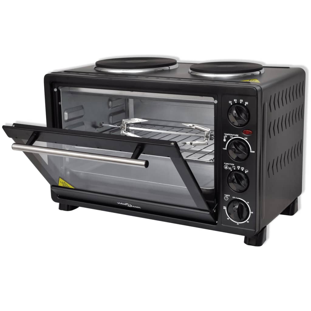 Mini Oven Met Accessoires (Zwart / 30L 3100W)
