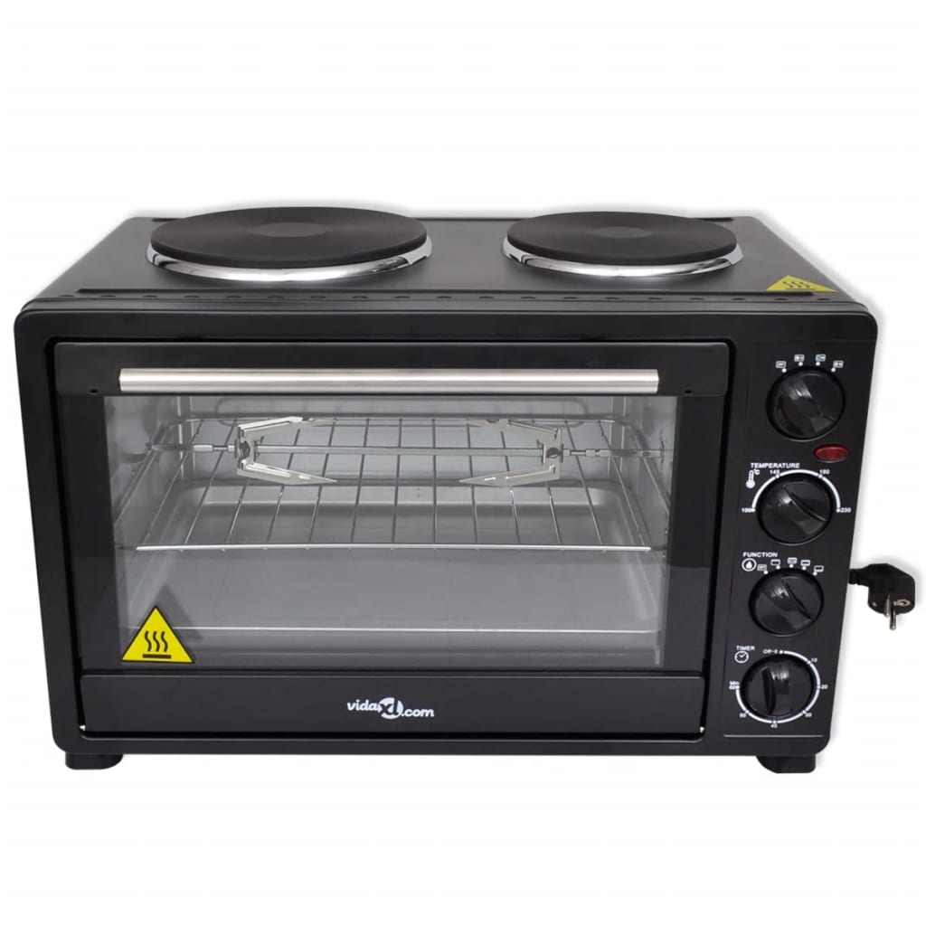 Mini Oven Met Accessoires (Zwart / 30L 3100W)