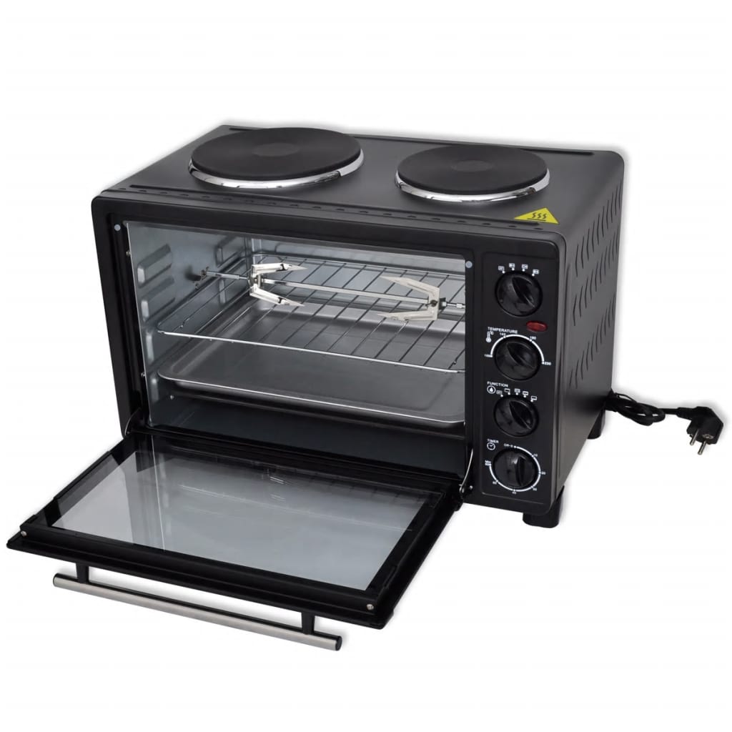 Mini Oven Met Accessoires (Zwart / 30L 3100W)