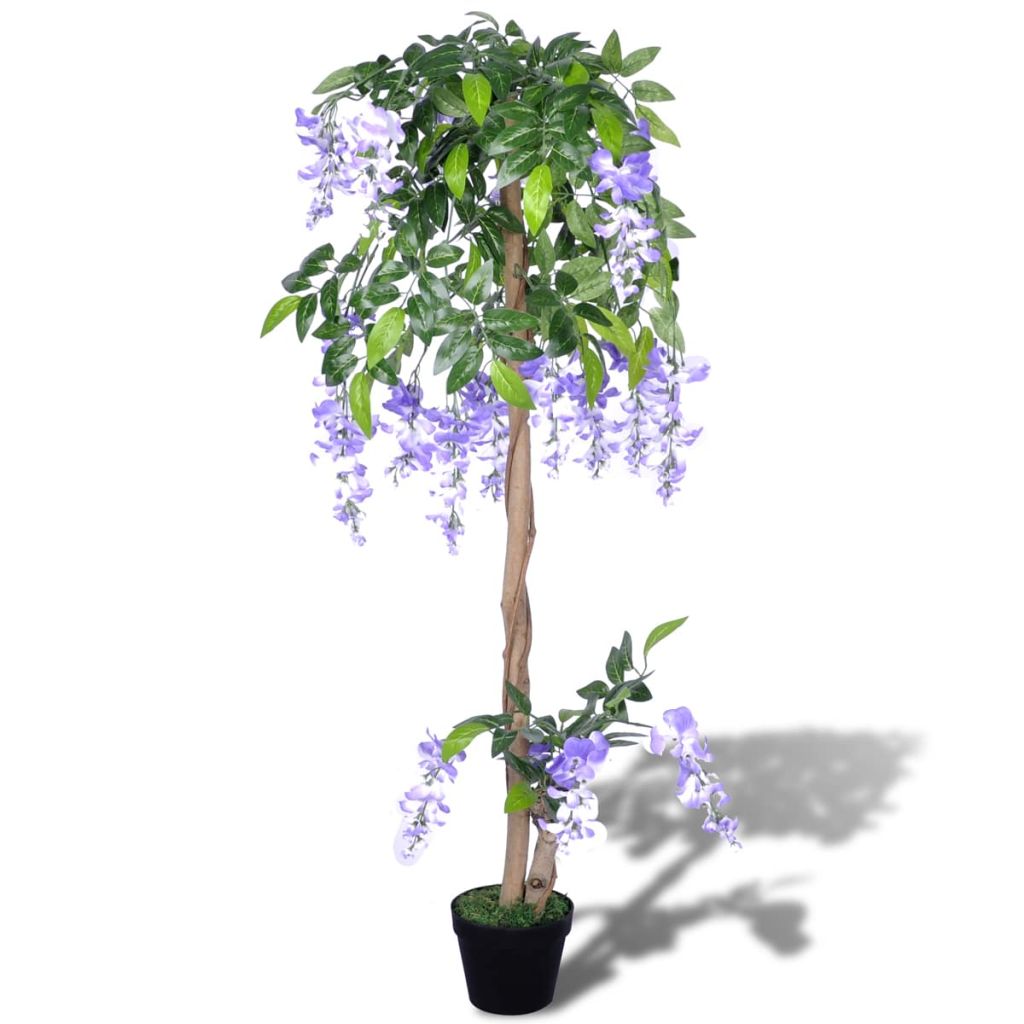 Kunstplant Blauwe Regen Met Pot 120 Cm