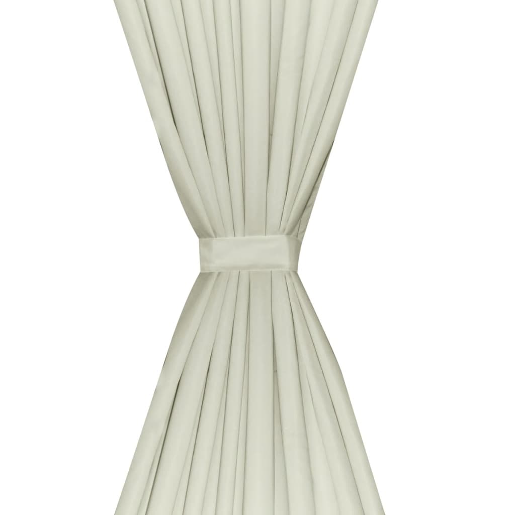 Verduisterende Gordijnen Dubbellaags 140X245 Cm Crème