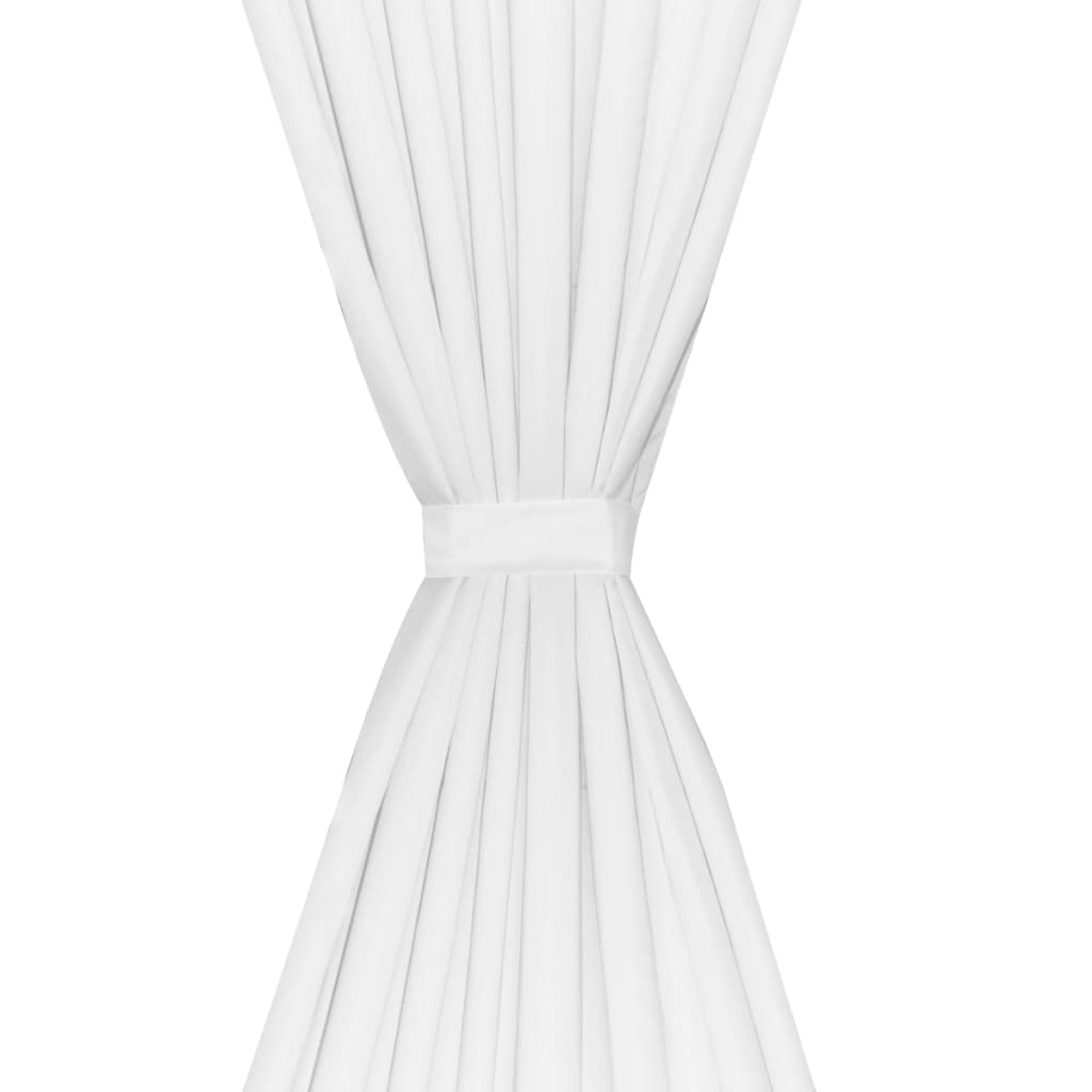 Verduisterende Gordijnen Dubbellaags 140X245 Cm Wit