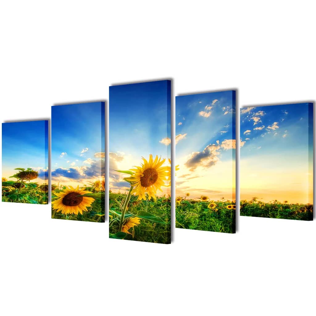 Canvasdoeken Zonnebloem 200 X 100 Cm