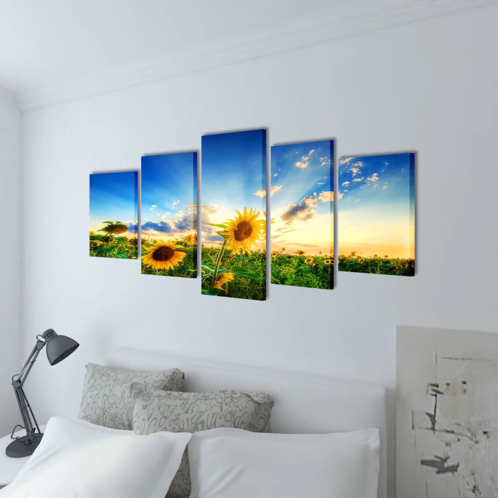 Canvasdoeken Zonnebloem 200 X 100 Cm