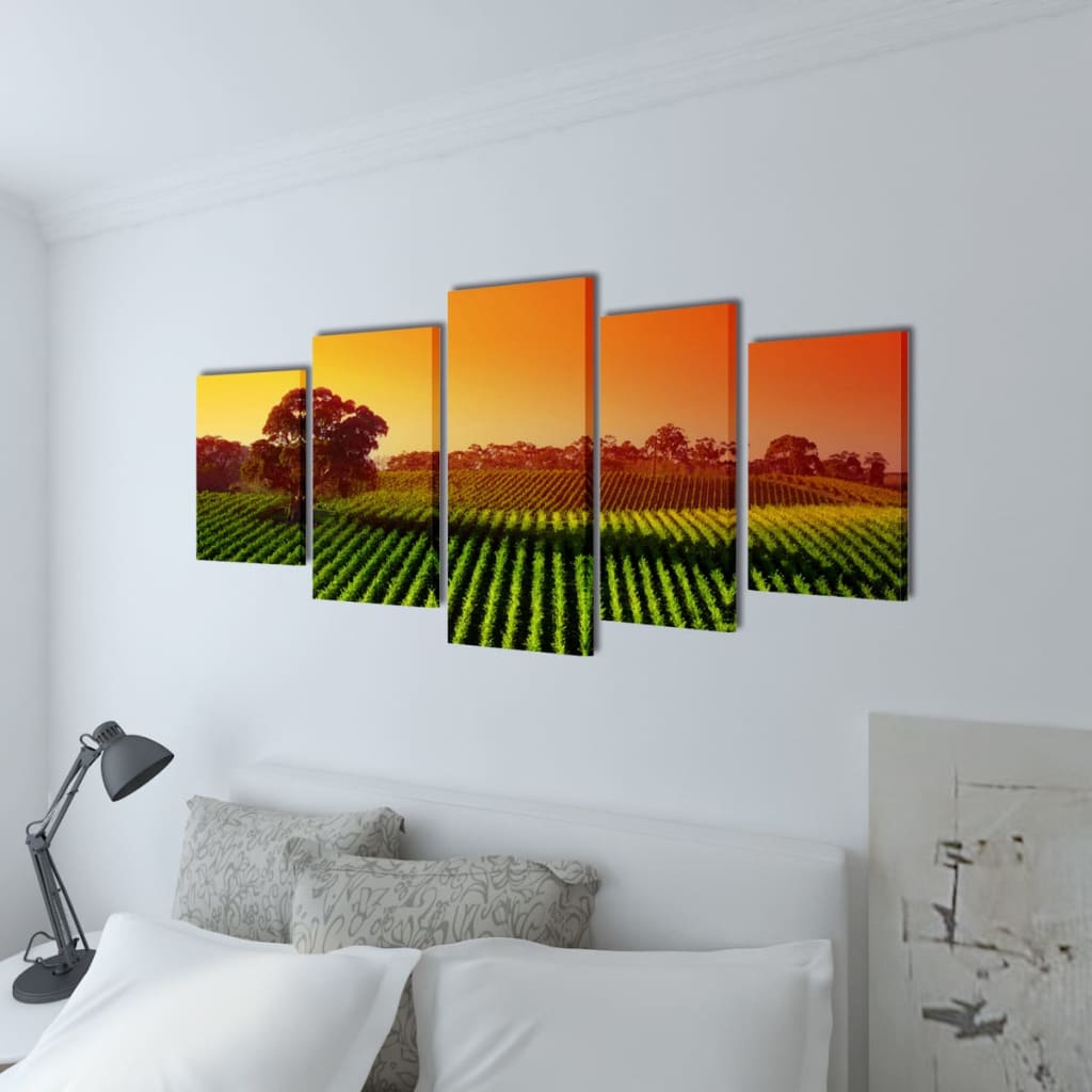Canvasdoeken Velden 100 X 50 Cm