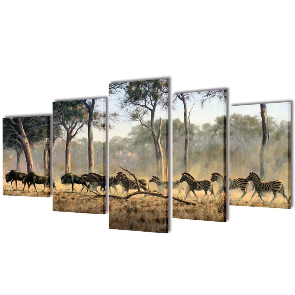 Canvasdoeken Zebra 200 X 100 Cm