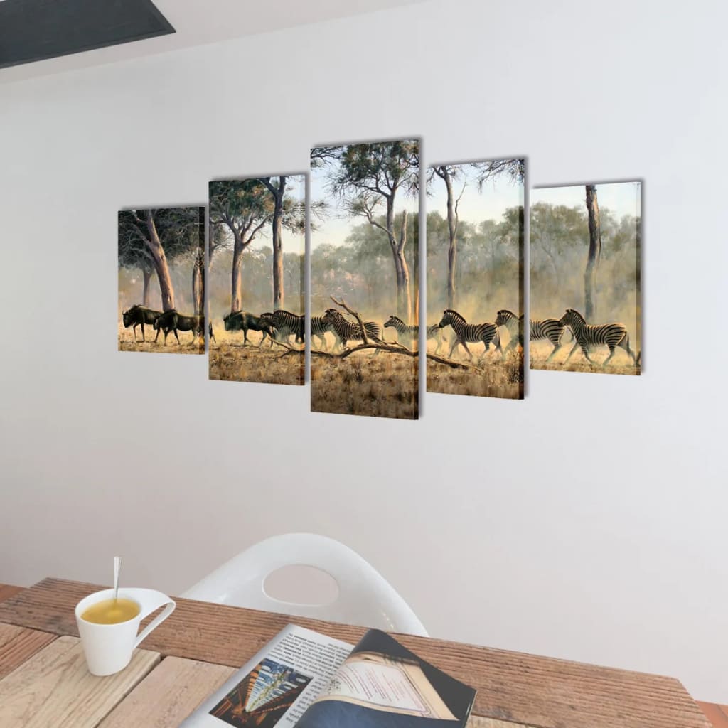 Canvasdoeken Zebra 200 X 100 Cm