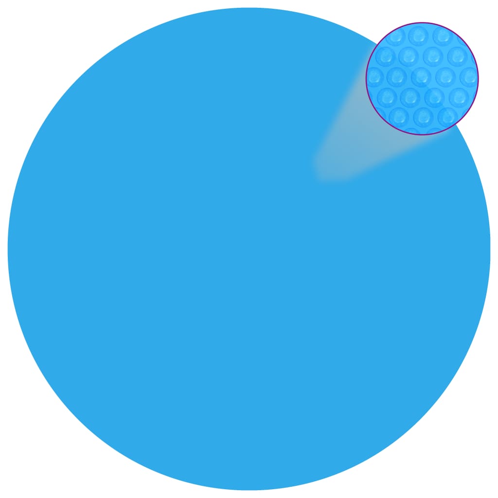 Zwembadzeil Rond 488 Cm Pe Blauw