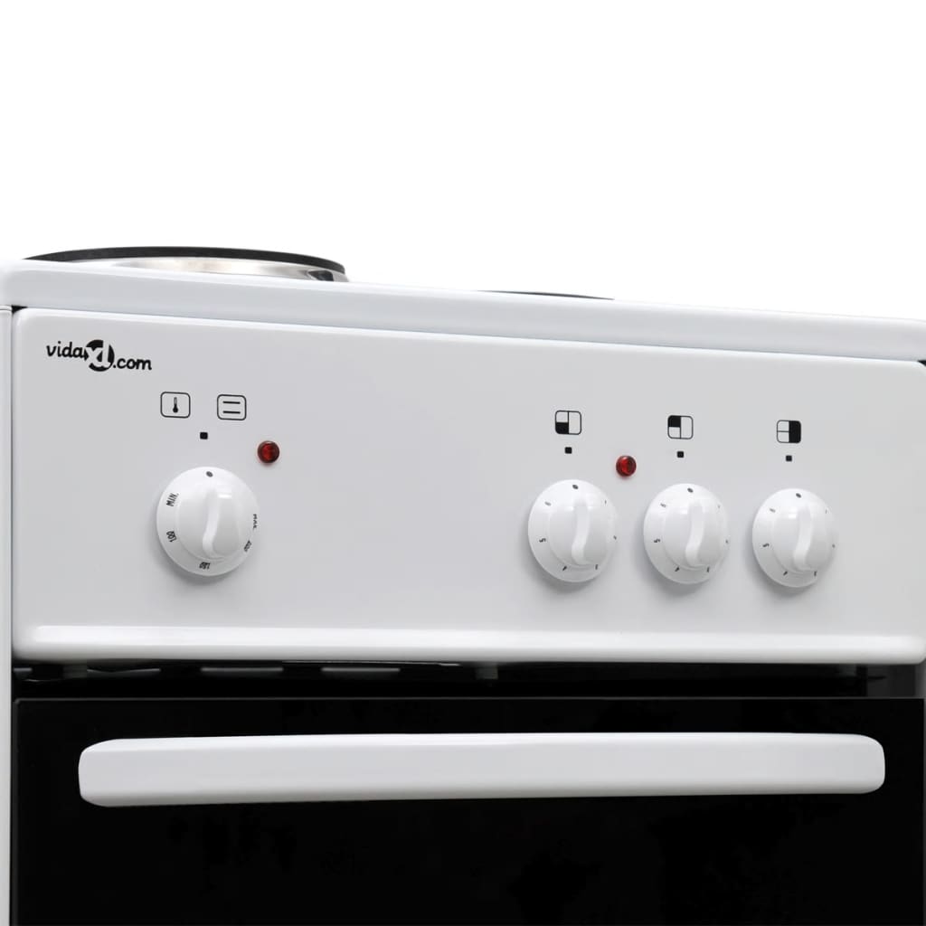 Vrijstaande Elektrische Oven Met 3 Kookplaten 50 X 50 Cm