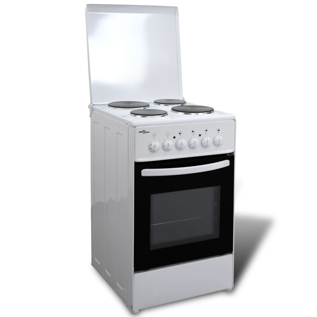 Vrijstaande Elektrische Oven Met 4 Kookplaten 50 X 60 Cm