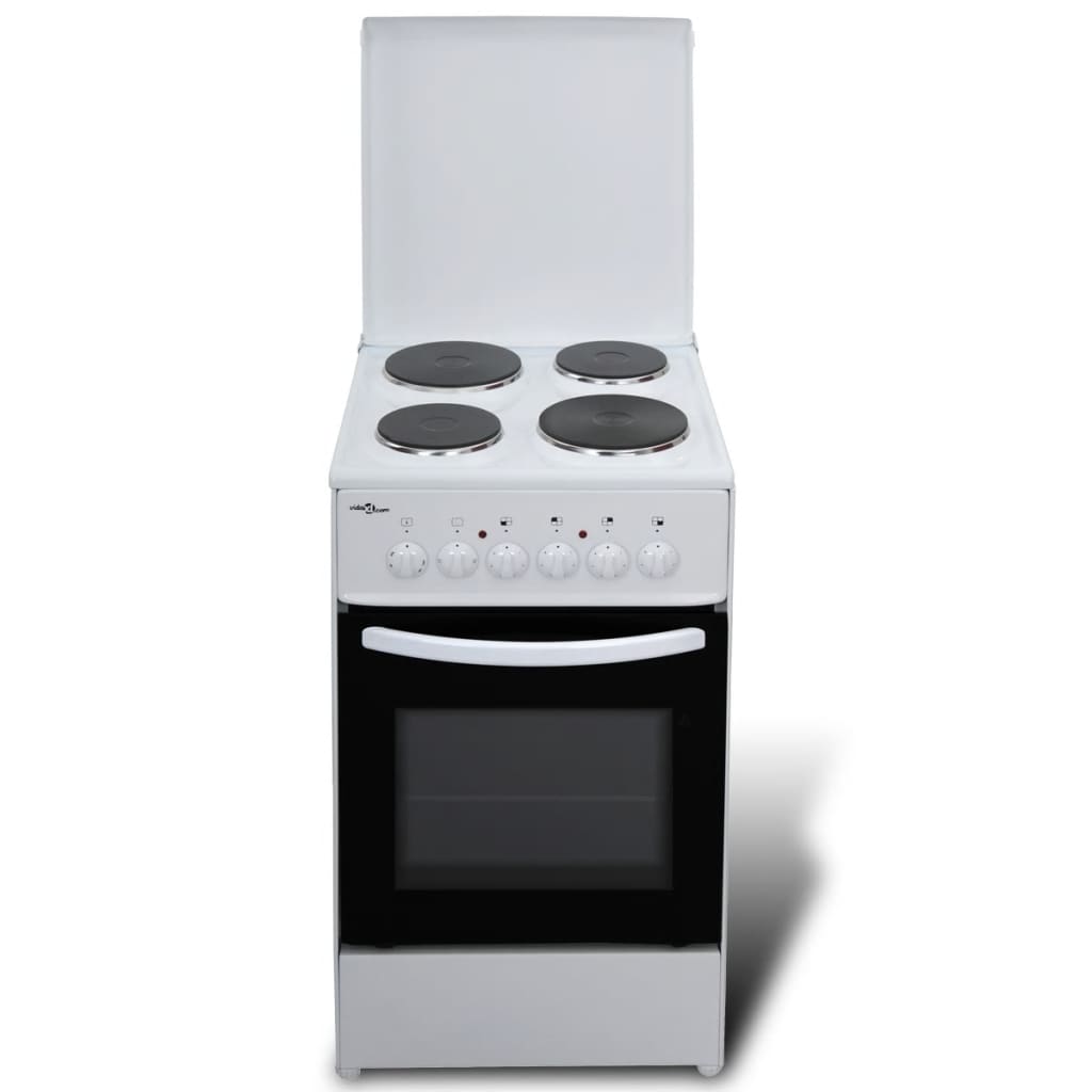Vrijstaande Elektrische Oven Met 4 Kookplaten 50 X 60 Cm