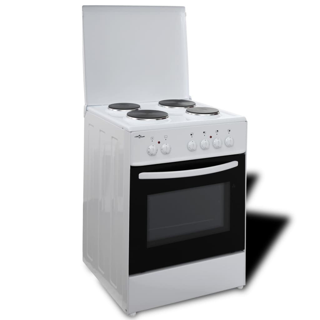 Vrijstaande Elektrische Oven Met 4 Kookplaten 60 X 60 Cm