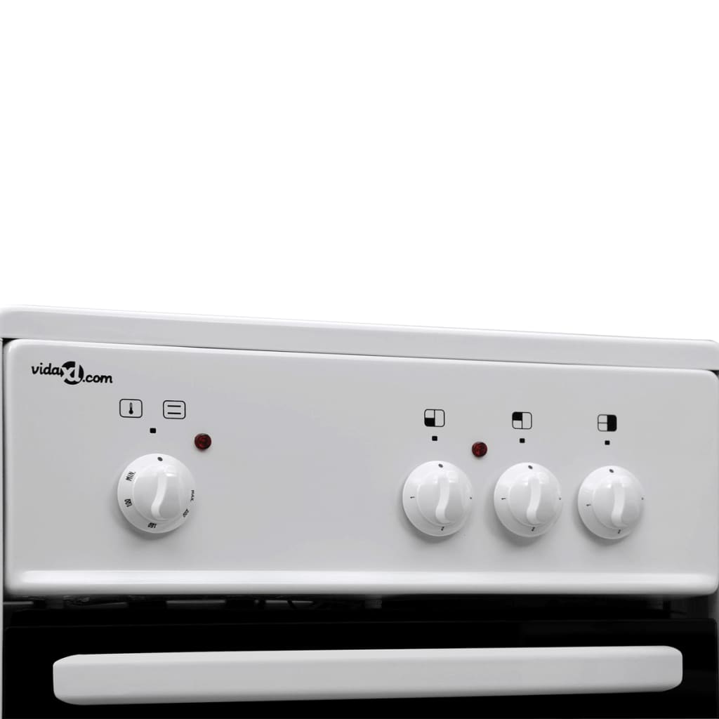 Vrijstaande Elektrische Oven Met 3 Keramische Kookplaten 50 X 50 Cm