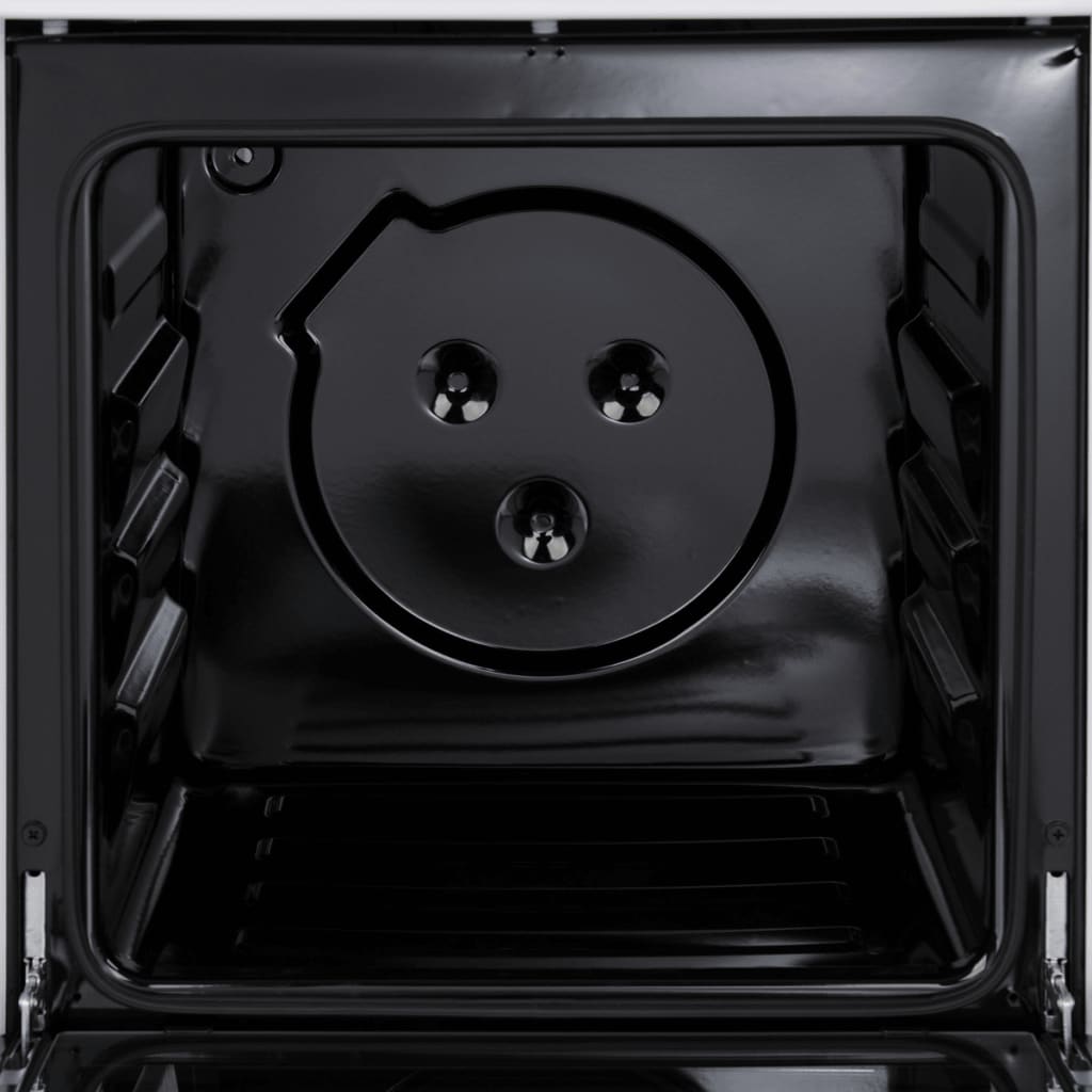 Vrijstaande Elektrische Oven Met 3 Keramische Kookplaten 50 X 50 Cm