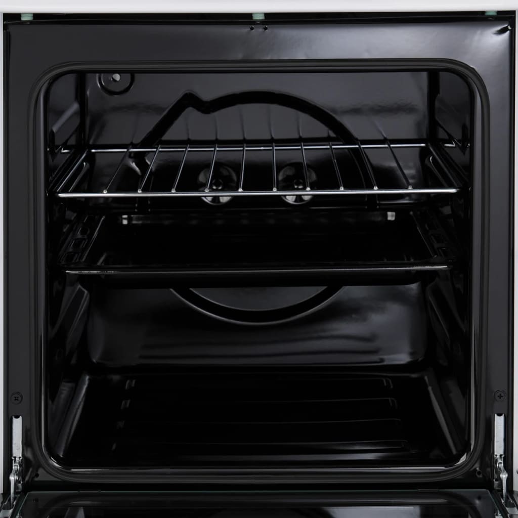 Vrijstaande Elektrische Oven Met 3 Keramische Kookplaten 50 X 50 Cm