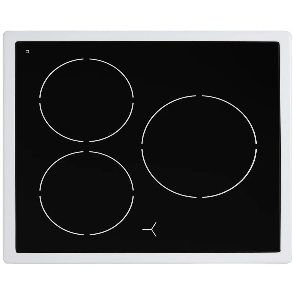 Vrijstaande Elektrische Oven Met 3 Keramische Kookplaten 50 X 50 Cm