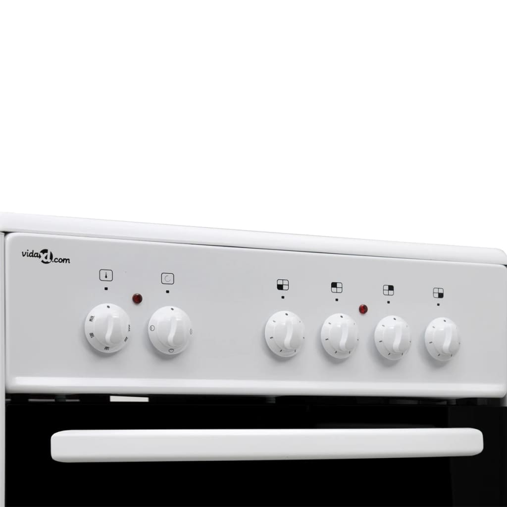 Vrijstaande Elektrische Oven Met 4 Keramische Kookplaten 60 X 60 Cm