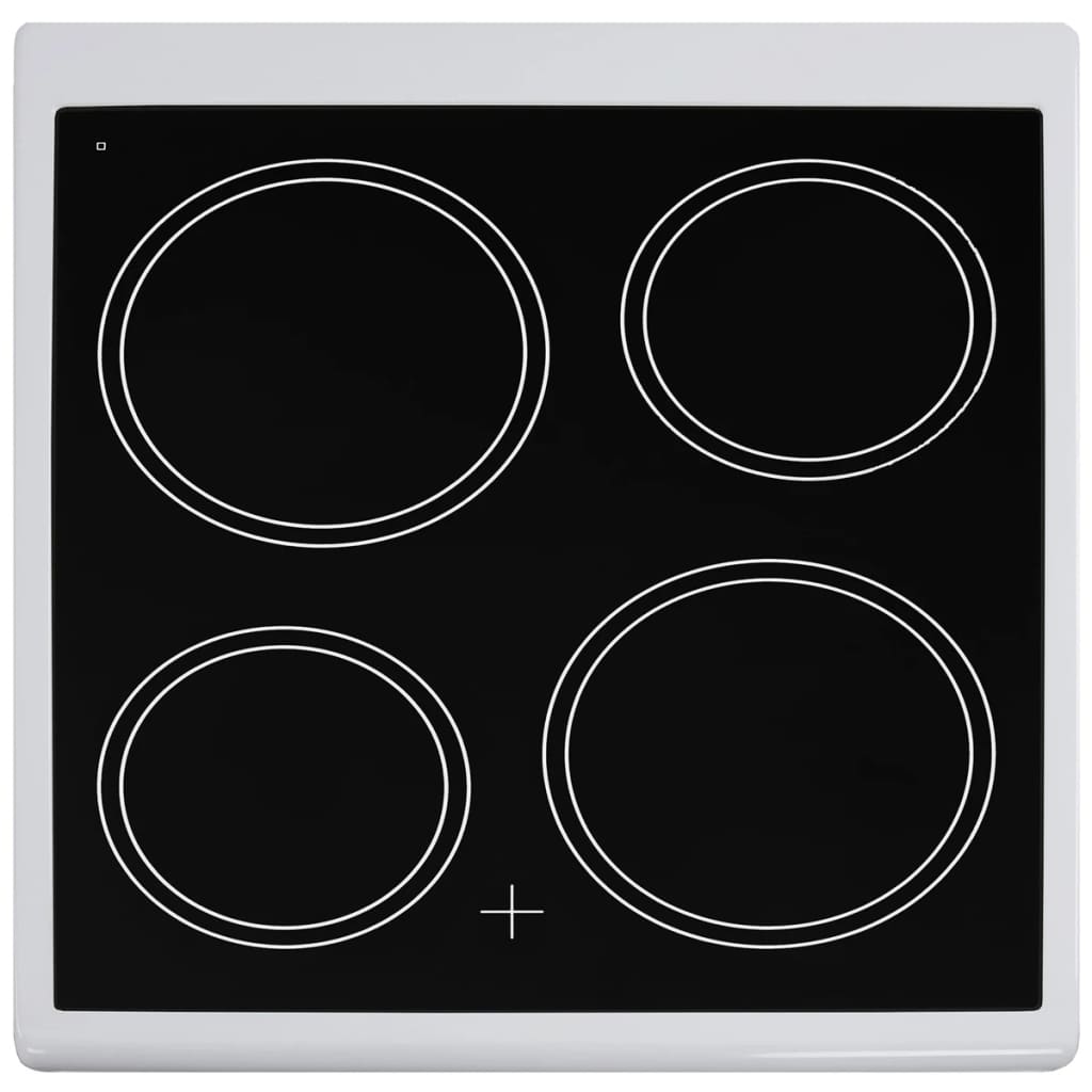 Vrijstaande Elektrische Oven Met 4 Keramische Kookplaten 60 X 60 Cm