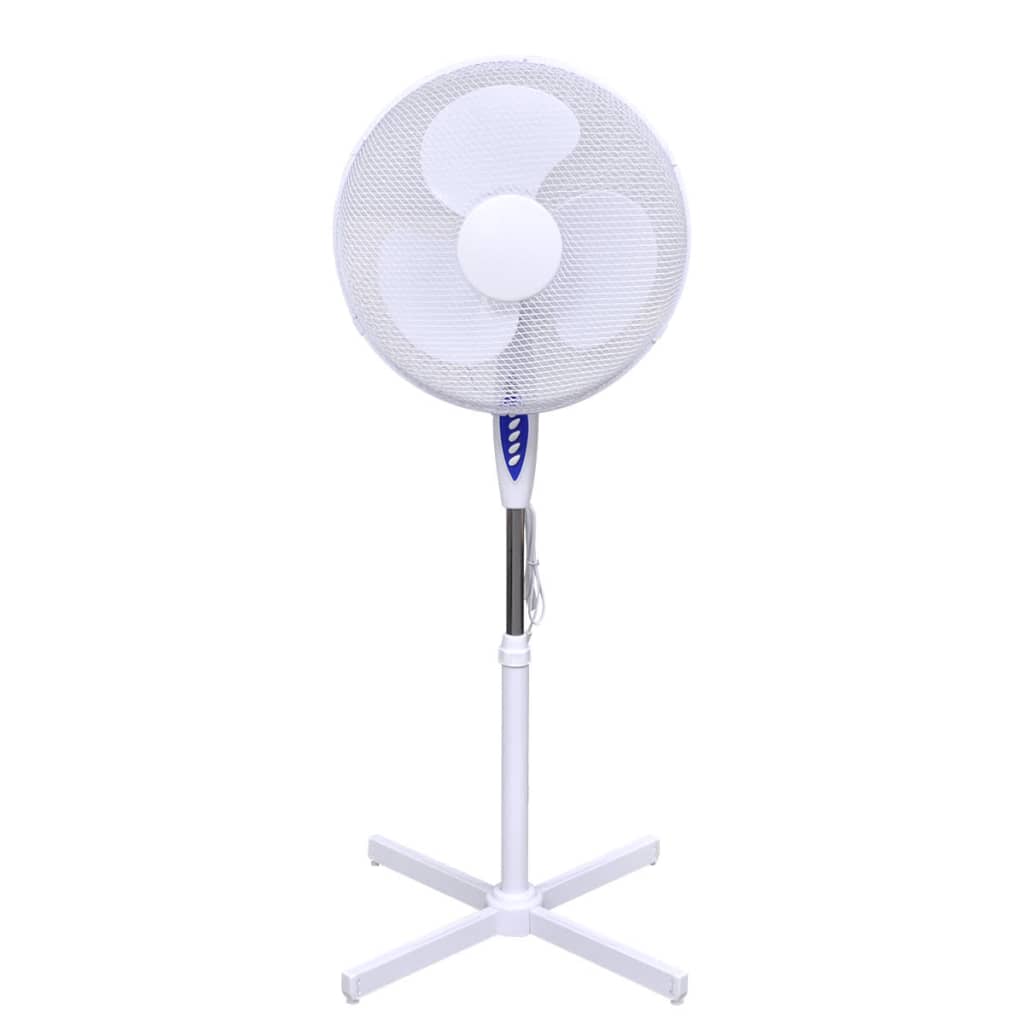 Staande Ventilator In Hoogte / Hoek Verstelbaar 60 W Wit