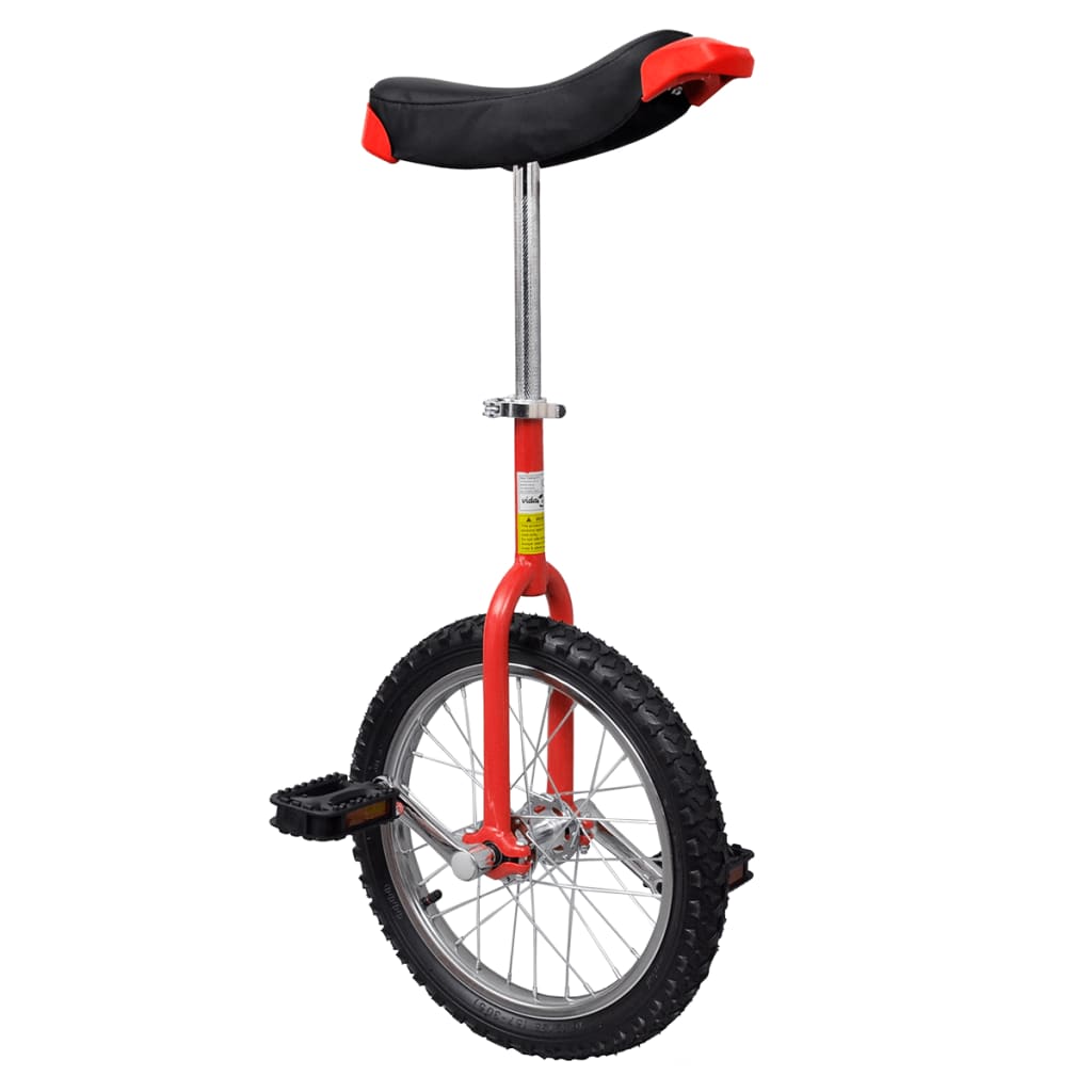 Eenwieler Verstelbaar 16 Inch Rood