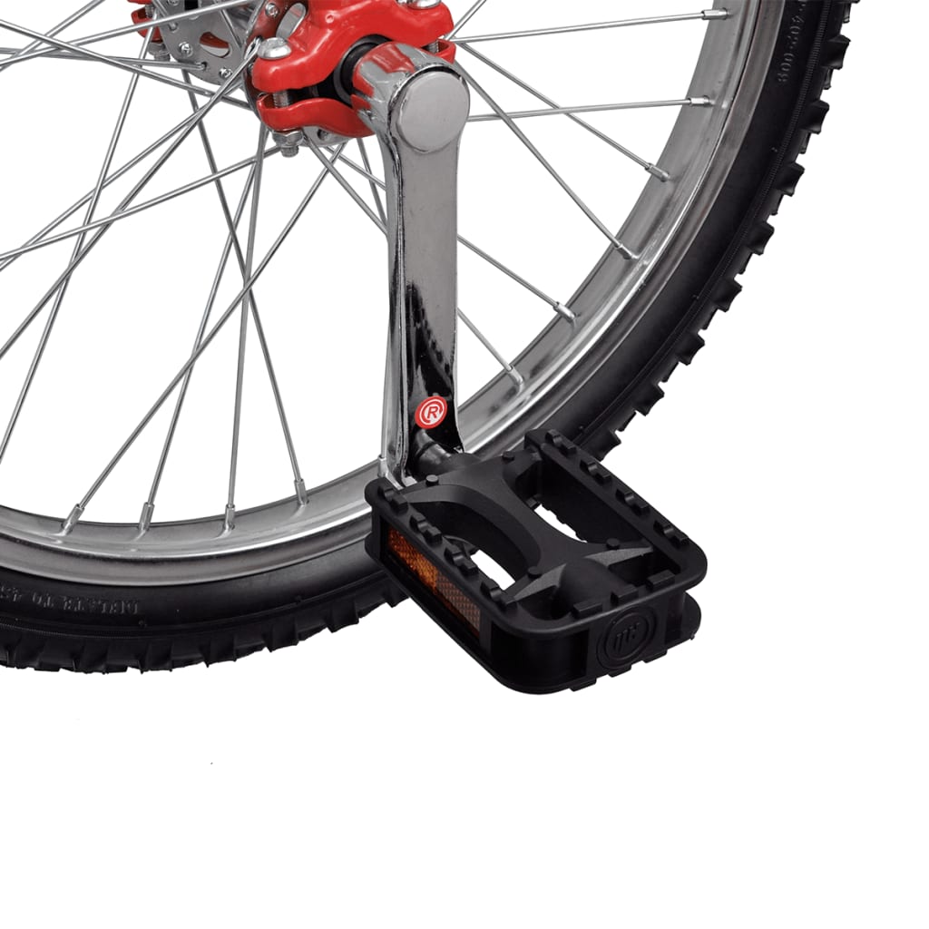 Eenwieler Verstelbaar 16 Inch Rood
