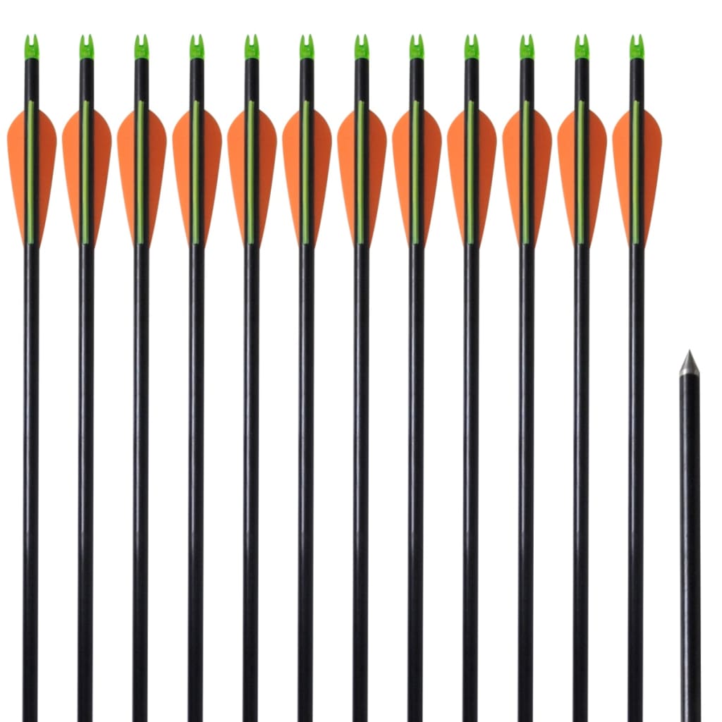 Pijlen Compoundboog Standaard 30" 0,8 Cm Glasvezel 12 Stuks